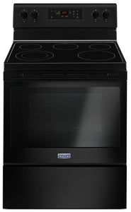 Maytag - 30 Inch Wide Electric Range with Shatter-Resistant Cooktop - YMER6600