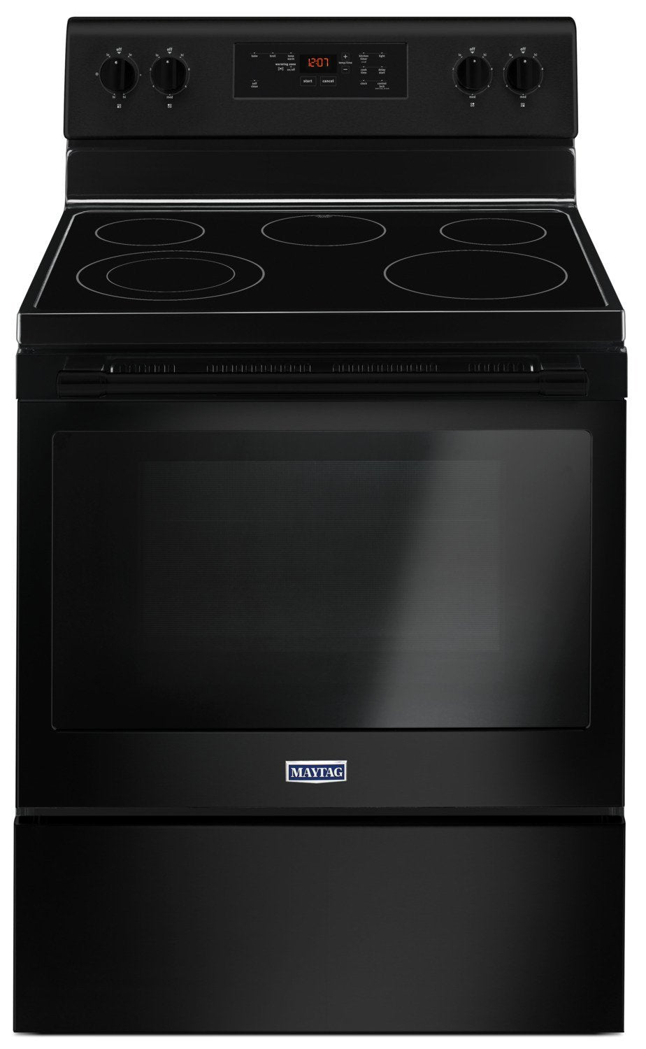 Maytag - 30 Inch Wide Electric Range with Shatter-Resistant Cooktop - YMER6600