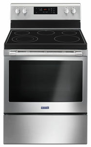 Maytag - 30 Inch Wide Electric Range with Shatter-Resistant Cooktop - YMER6600
