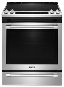 Maytag - 30 Inch Electric Slide-In Range With True Convection Cooking - YMES8800FZ
