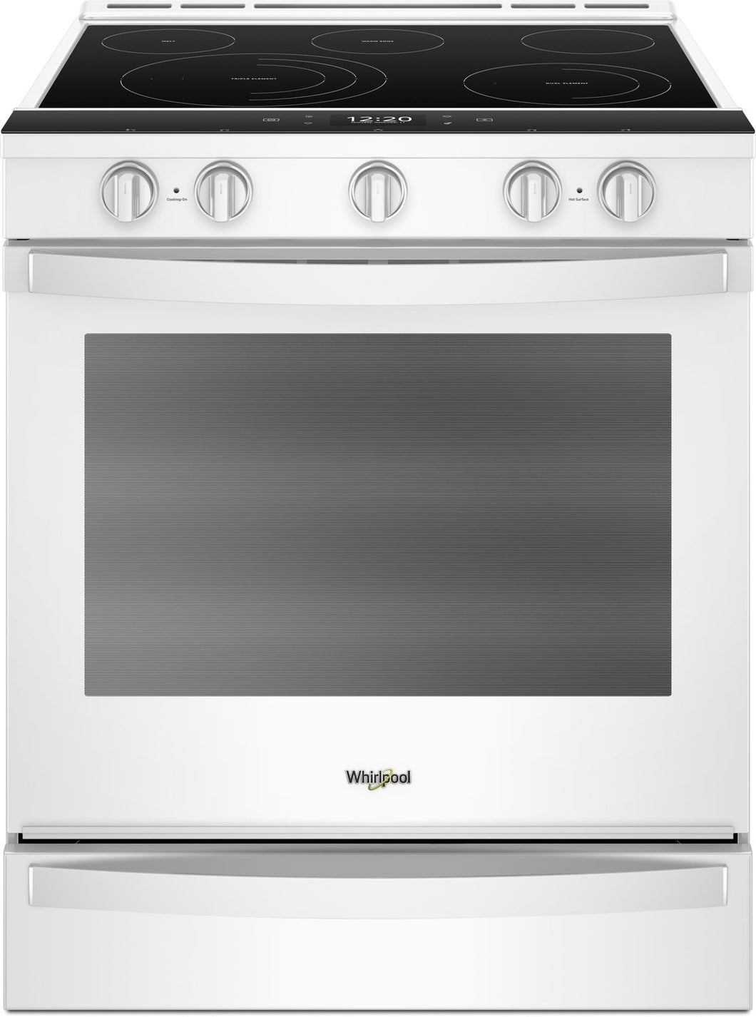 Whirlpool - 30 Inch Front Control Slide In Range With True Convection - YWEE750
