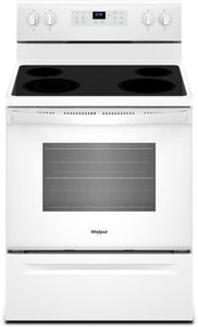 Whirlpool 5.3 cu. ft. guided Electric Freestanding Range with True Convection Cooking - YWFE521