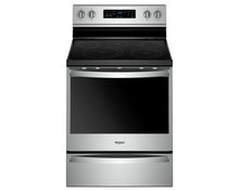 Load image into Gallery viewer, Whirlpool 6.4 Cu. Ft. Freestanding Electric Range with Frozen Bake™ Technology - YWFE775
